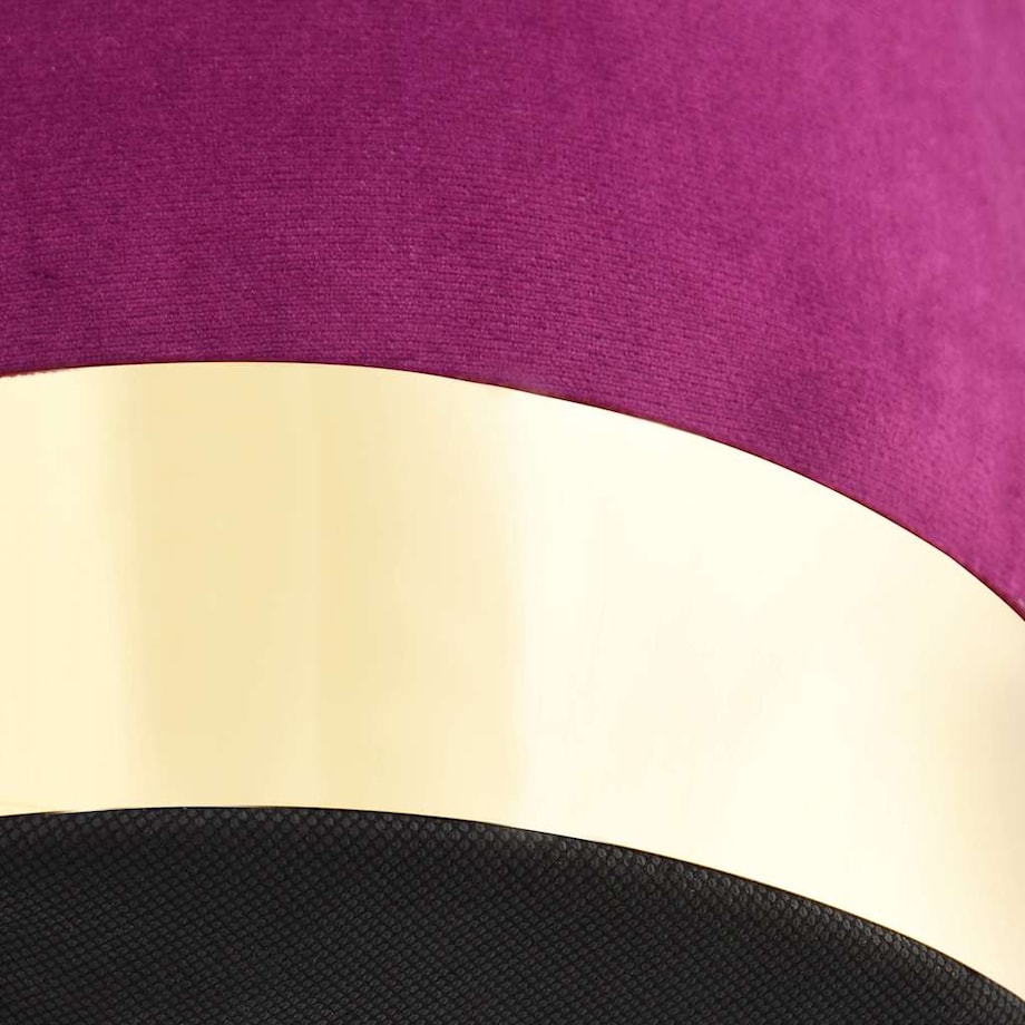 vidaXL Stołek, fioletowo-złoty, aksamit 28 x 36 cm