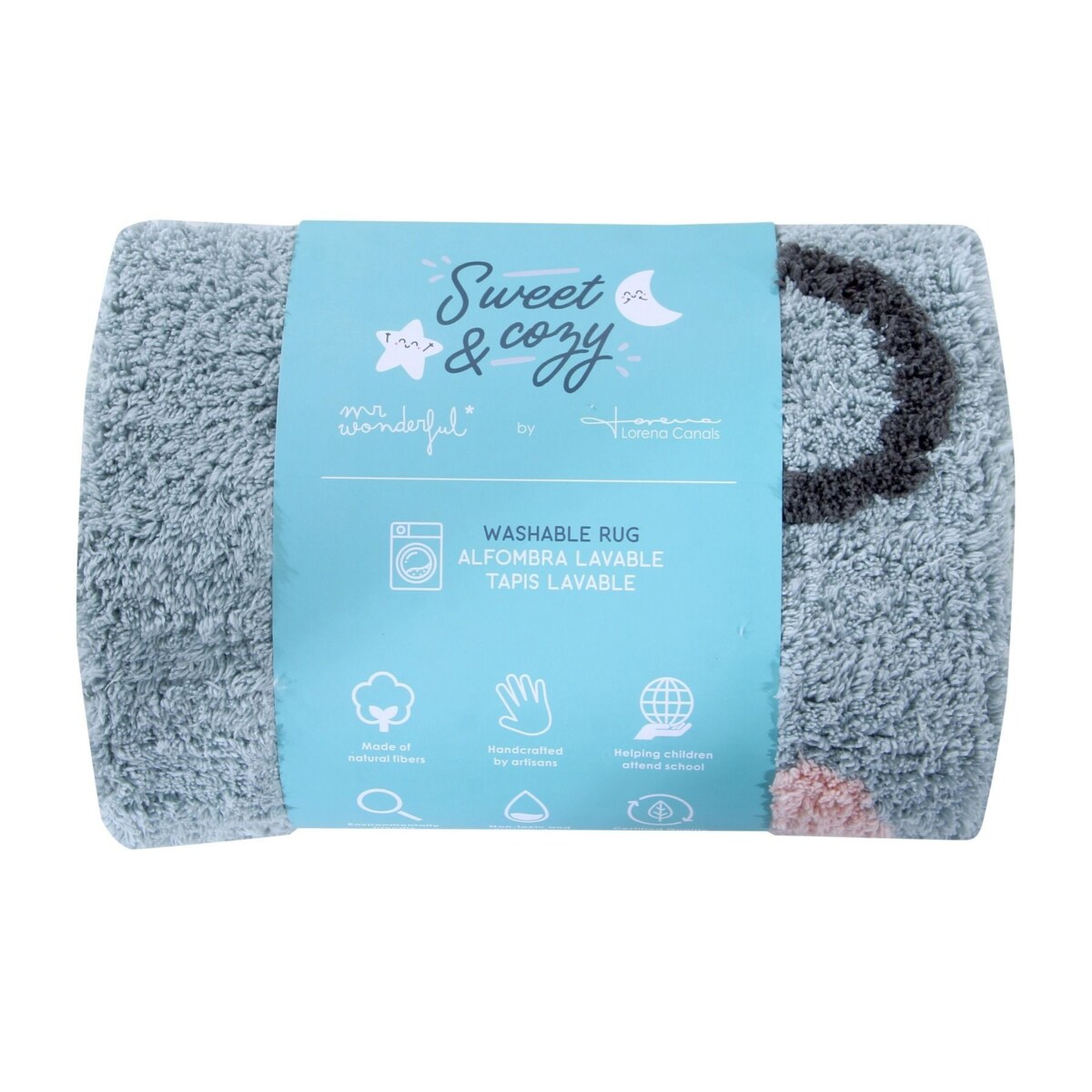 Dywan Bawełniany Big Big World Ø100 cm Mr Wonderful & Lorena Canals