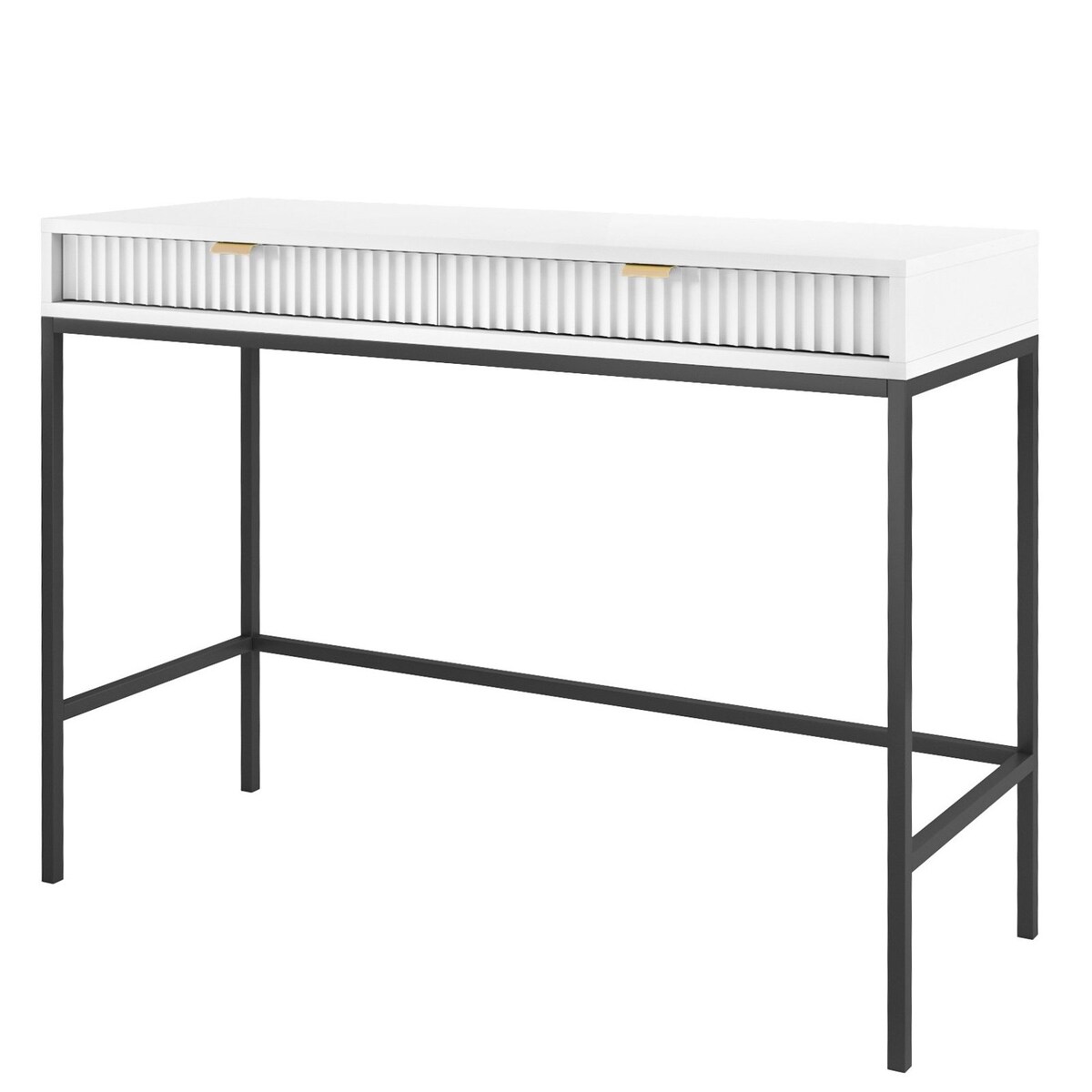 Toaletka Delicious ryflowana biała