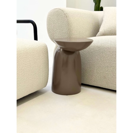 STOLIK ORLANDO BEŻOWY – DESIGNERSKI STOLIK BOCZNY DO SALONU