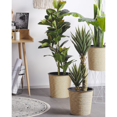Sztuczna roślina FICUS ELASTICA 134 cm Zielony
