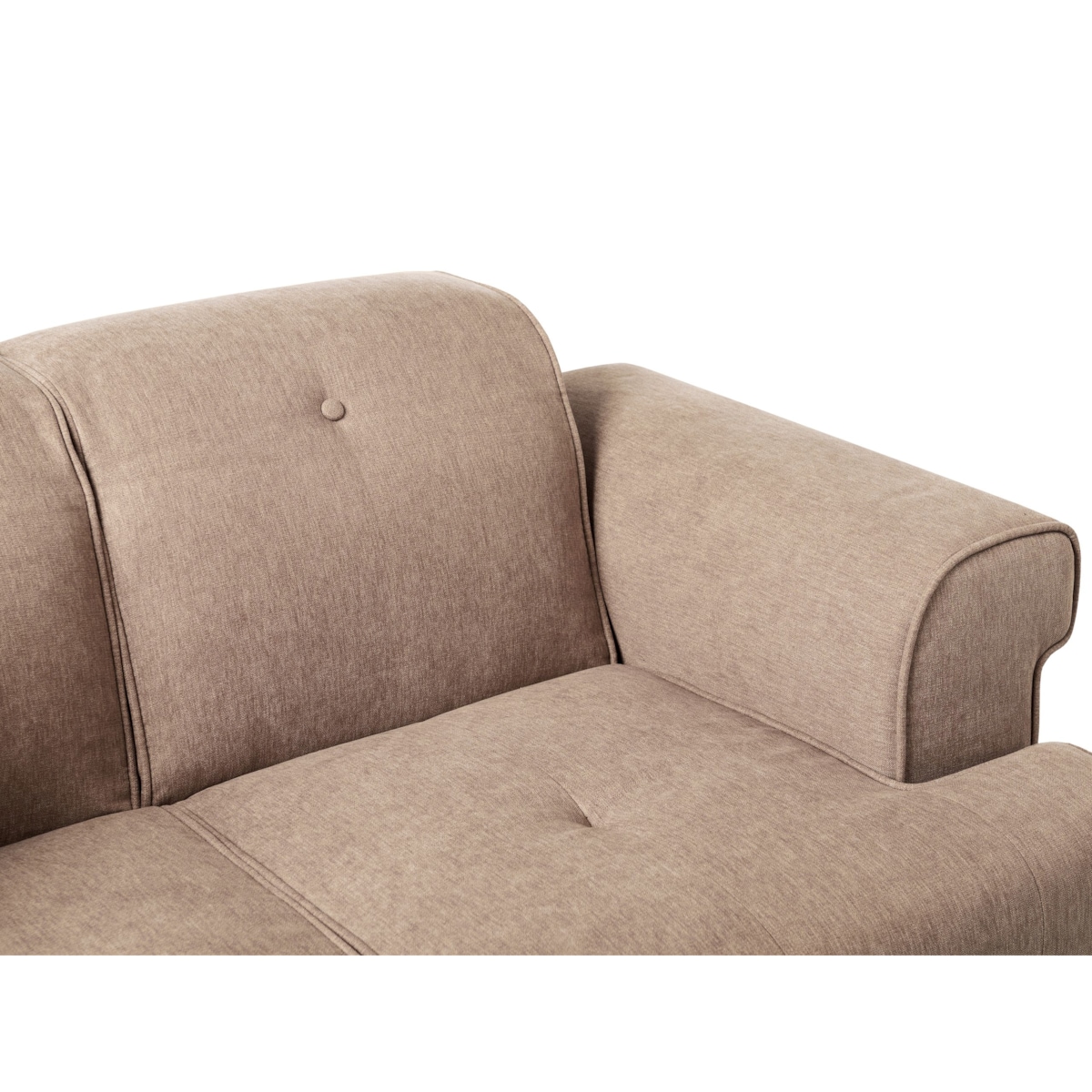 Sofa 2-osobowa jasnobrązowa SKIVE