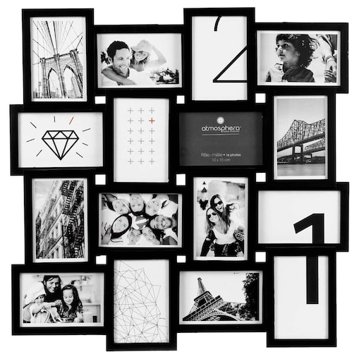 Ramki na zdjęcia, kolaż, 16 elementów, Atmosphera