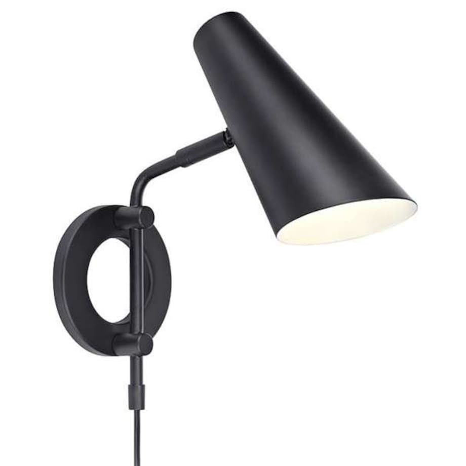 Kinkiet LAMPA ścienna CAL 106782 Markslojd metalowa OPRAWA reflektorek na wysięgniku czarny