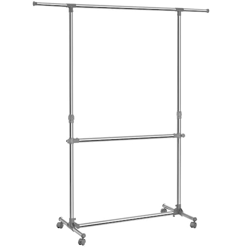 Wieszak Na Ubrania Na Kółkach Do Sypialni Pokoju Korytarza Szary