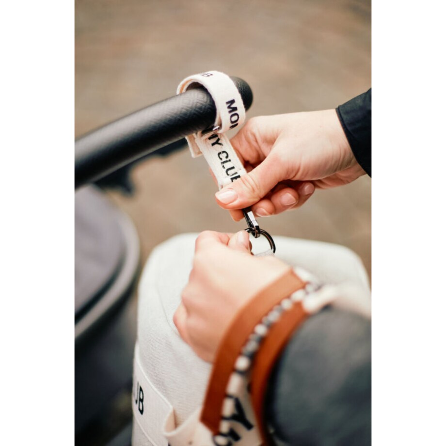 Childhome Torba do wózka Mommy Club Signature Off White