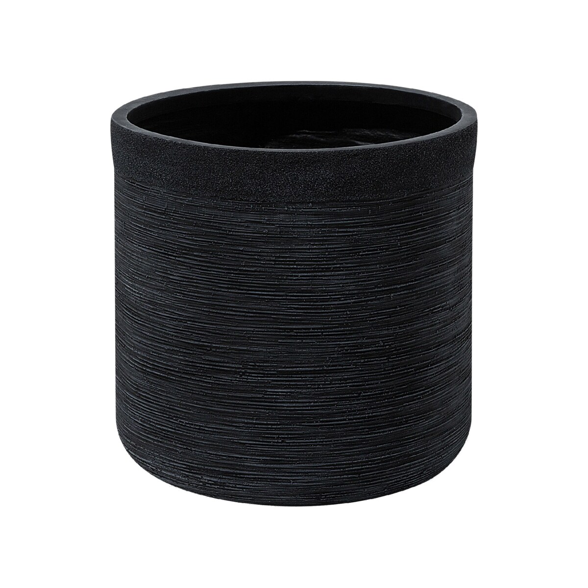 Doniczka 42x 42 x 41 cm czarna SAMOS