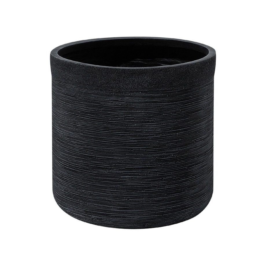 Doniczka 42x 42 x 41 cm czarna SAMOS