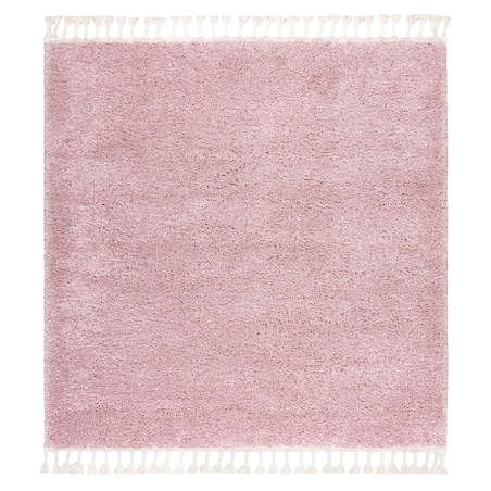 Dywan kwadratowy BERBER 9000 różowy 120x120 cm