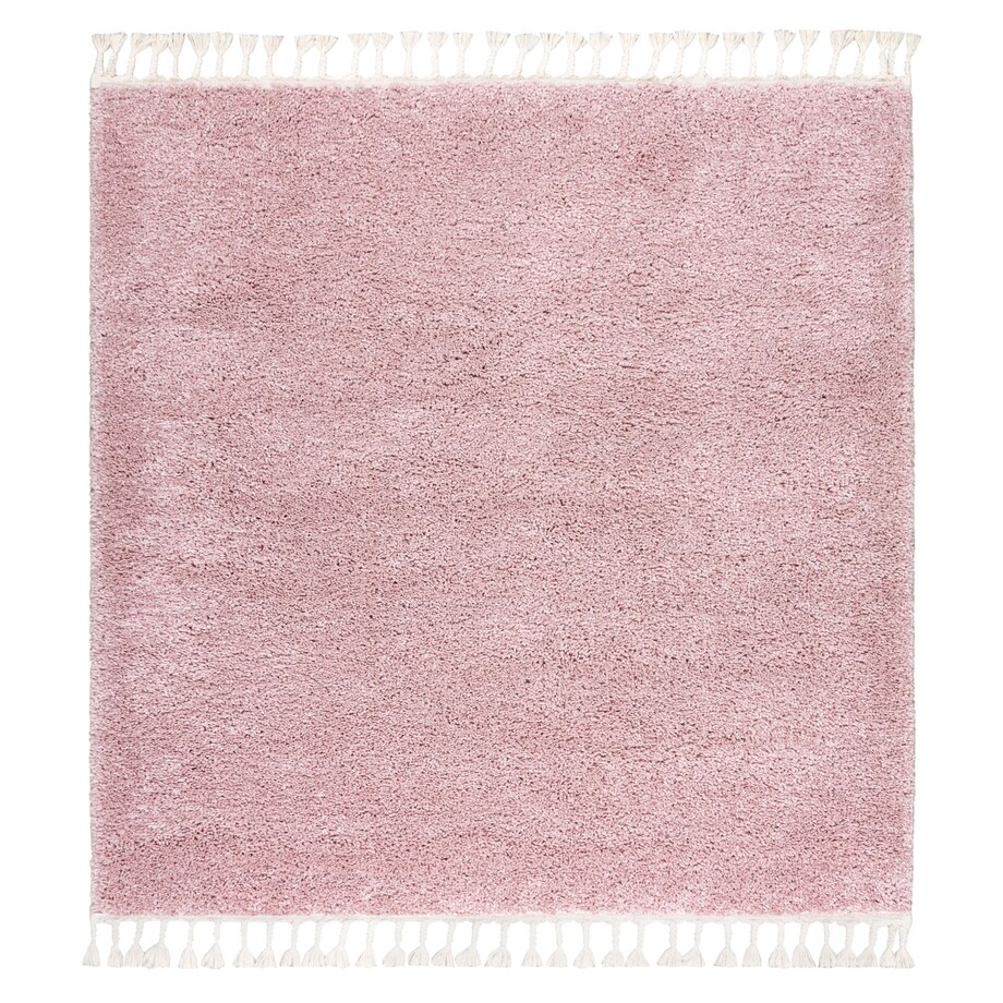 Dywan kwadratowy BERBER 9000 różowy 120x120 cm