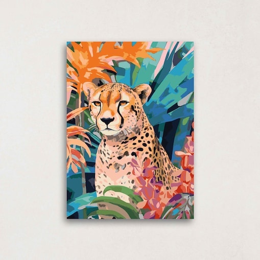 Malowanie po numerach, zestaw DIY – PANTERA 50x70 cm- Produkt PL