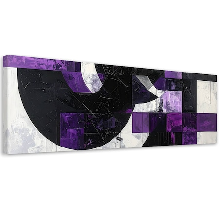 Obraz do salonu sypialni biura, Nowoczesna abstrakcja tekstura fioletowy