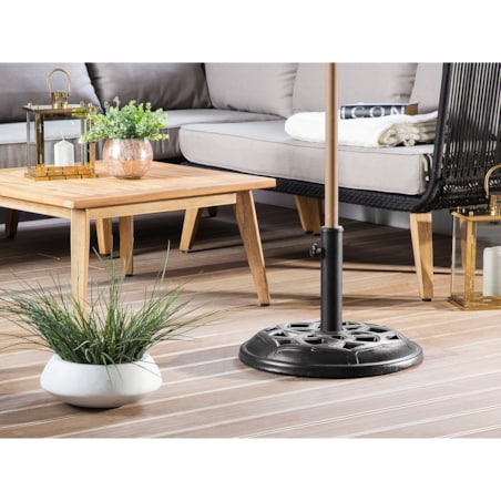 Podstawa pod parasol ⌀ 50 cm czarna CETO