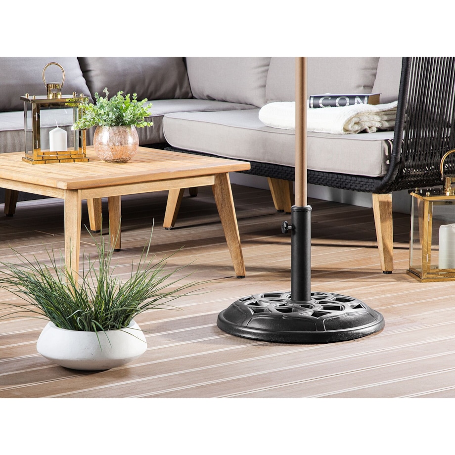 Podstawa pod parasol ⌀ 50 cm czarna CETO