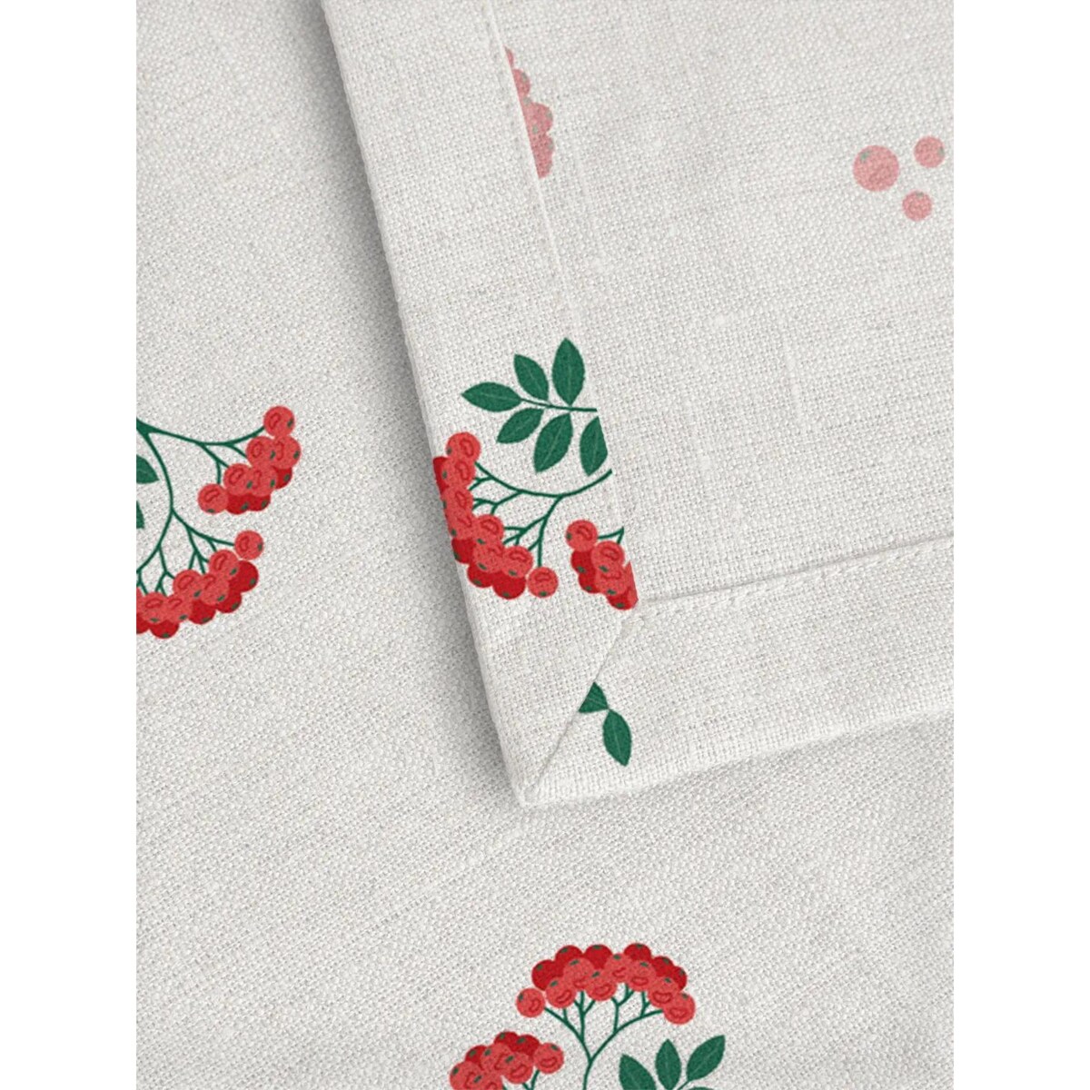 Serwetki świąteczne - jarzębinowe gałązki (2szt.)