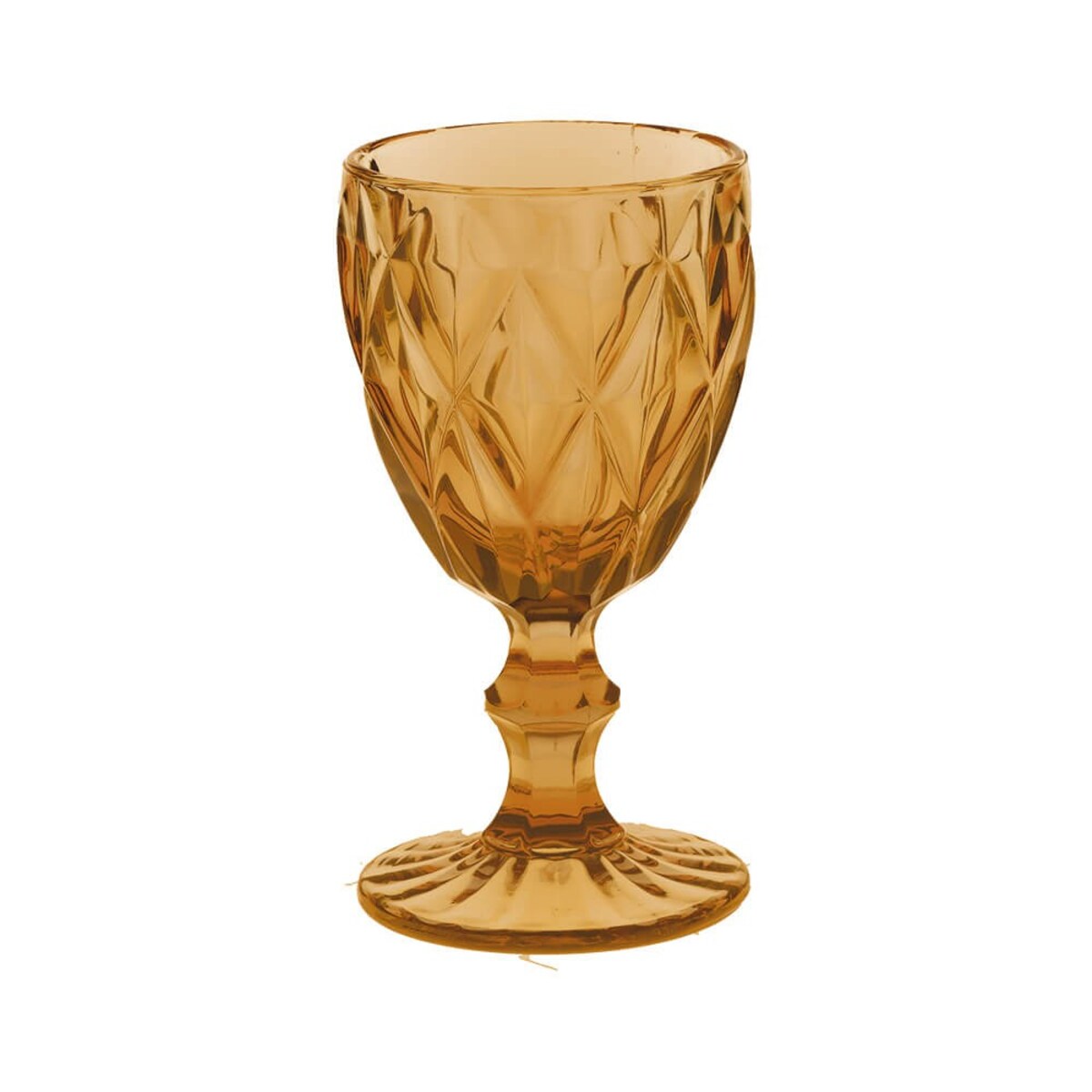 Zestaw 6 kieliszków Diamond - Bursztynowy, 250 ml