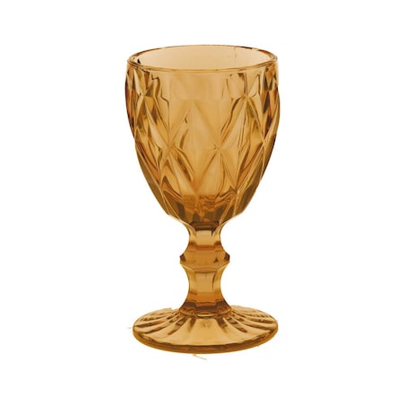 Zestaw 6 kieliszków Diamond - Bursztynowy, 250 ml