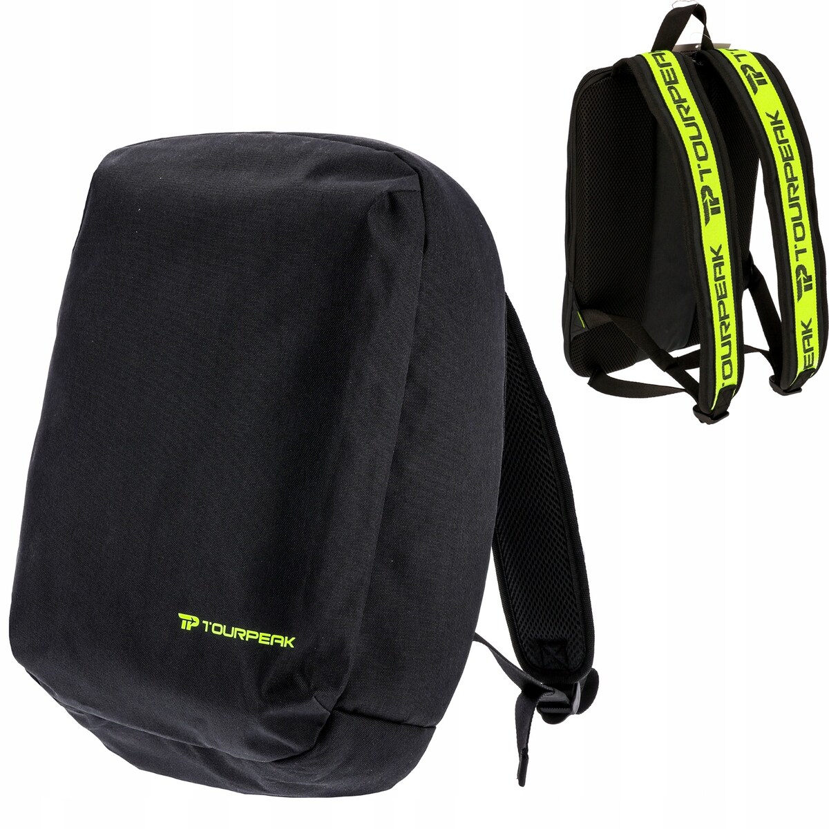 Plecak Czarny Miejski Podróżny Na Laptop 15,6" Do Samolotu 5 Komorowy