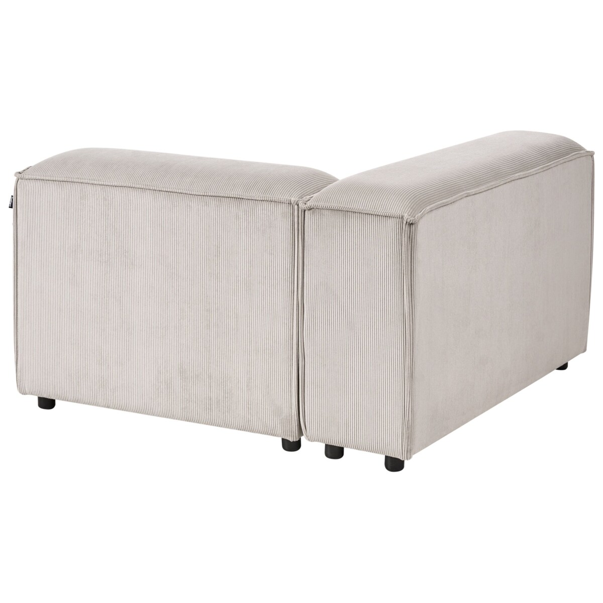 Moduł narożny ARDAL Sztruks Beżowoszary Prawostronny