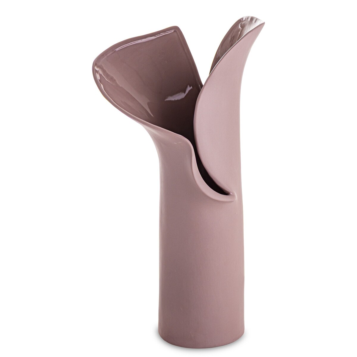 Wazon porcelanowy 35x19x14 cm LARRY różowy