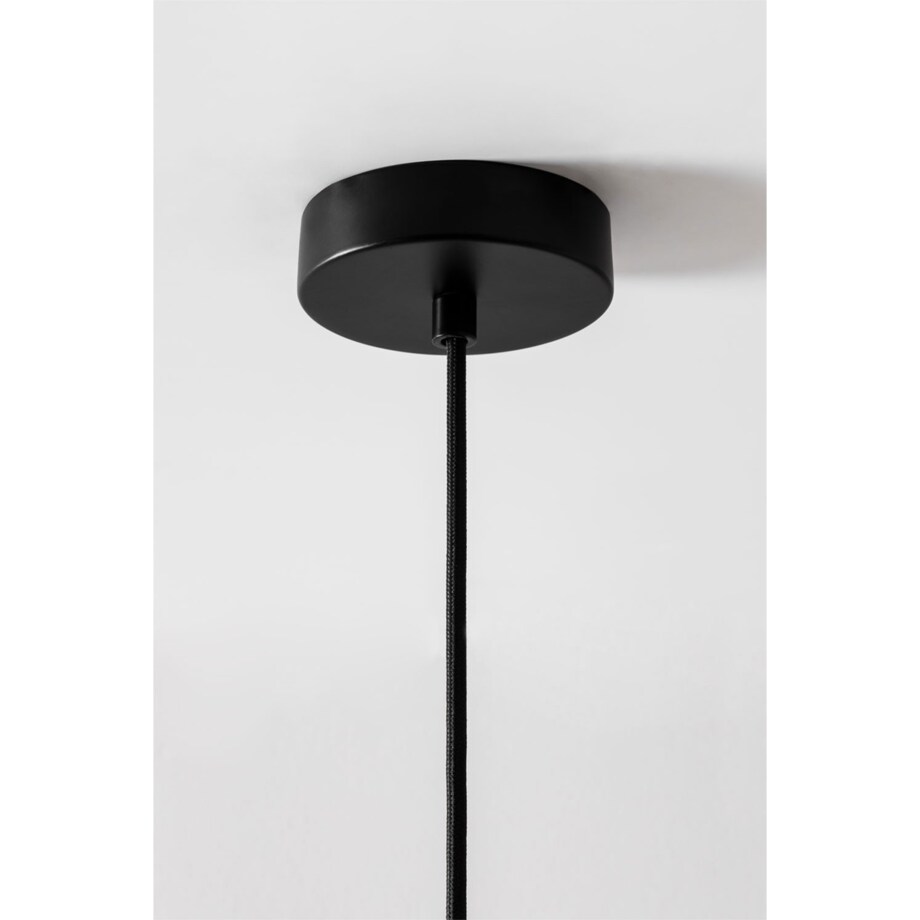 Lampa sufitowa czarno-beżowa Benavid Ø100 cm