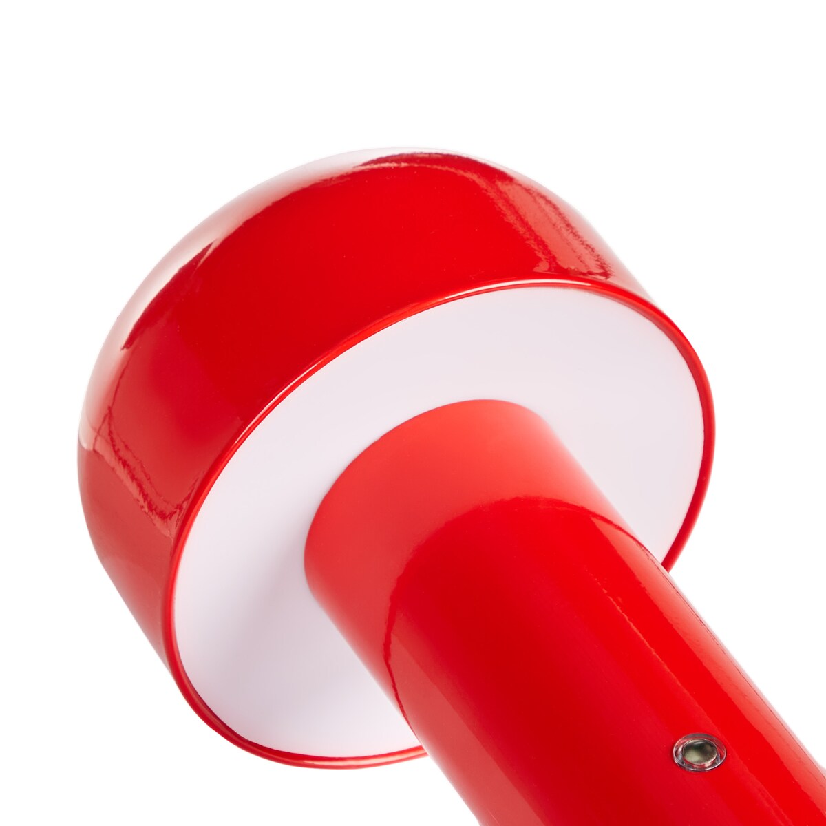 Bezprzewodowa lampa stołowa LED BESOS Ze ściemniaczem Metal Czerwony
