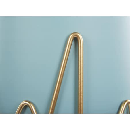Donica na nóżkach KALANDRA 19 cm Błękitny Metal