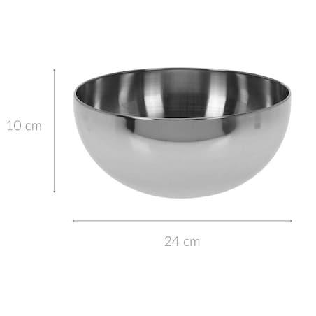 Miska kuchenna ze stali nierdzewnej, Ø 24 x 10 cm