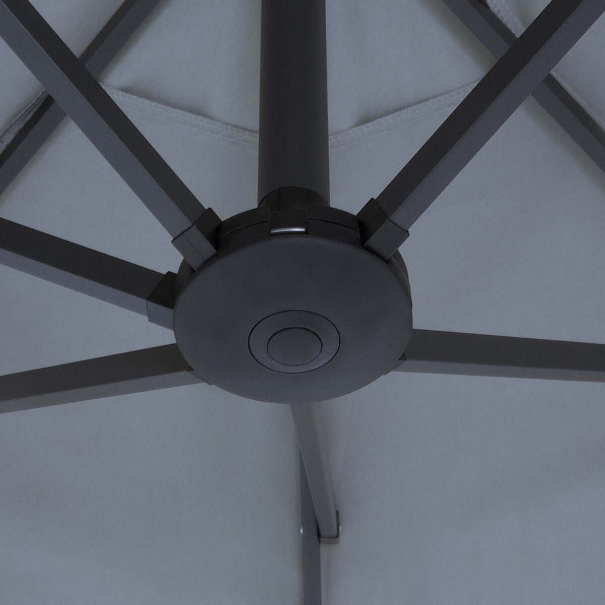 Parasol ogrodowy 460 cm SIBILLA Szary