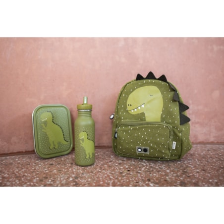 Duży stalowy lunch box - Dinozaur