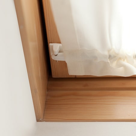 Zasłonka na okno dachowe 0x0 prześwitujący ecru