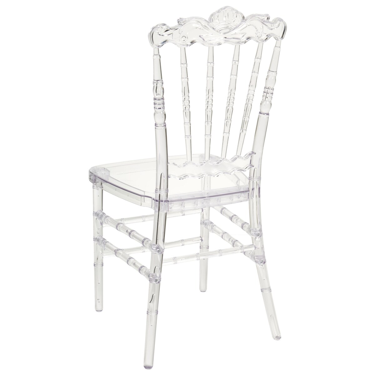 Krzesło bankietowe Zestaw 2 Przezroczysty MENDON