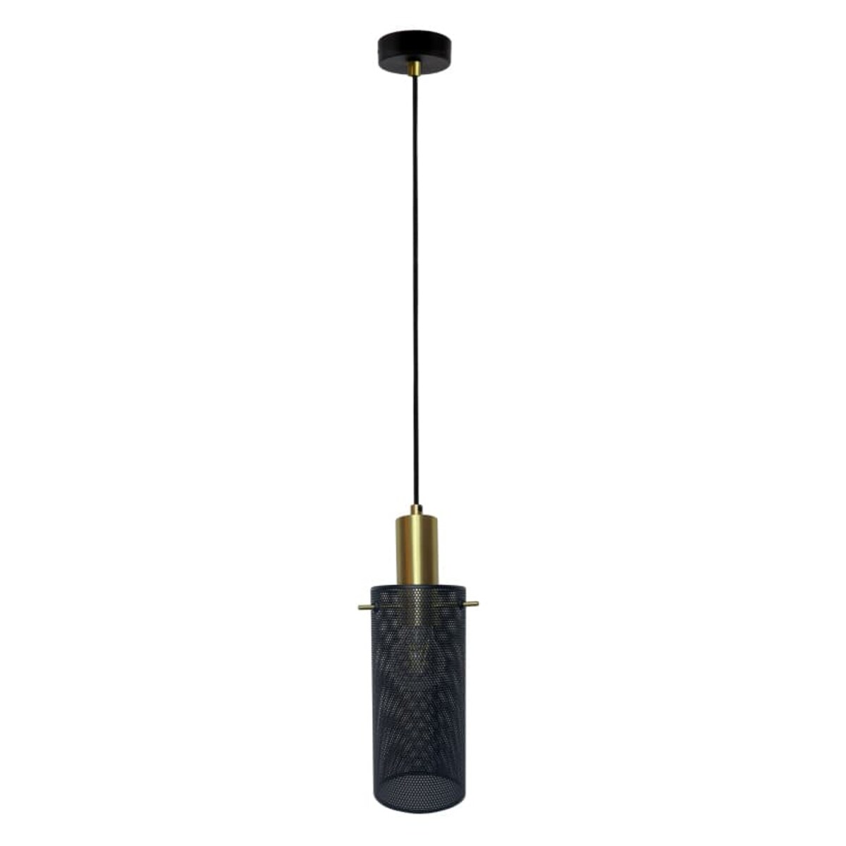 Lampa salonowa wisząca Tirana LP-945/1P BK Light Prestige glamour czarna