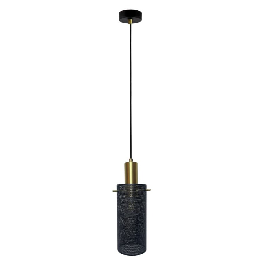Lampa salonowa wisząca Tirana LP-945/1P BK Light Prestige glamour czarna