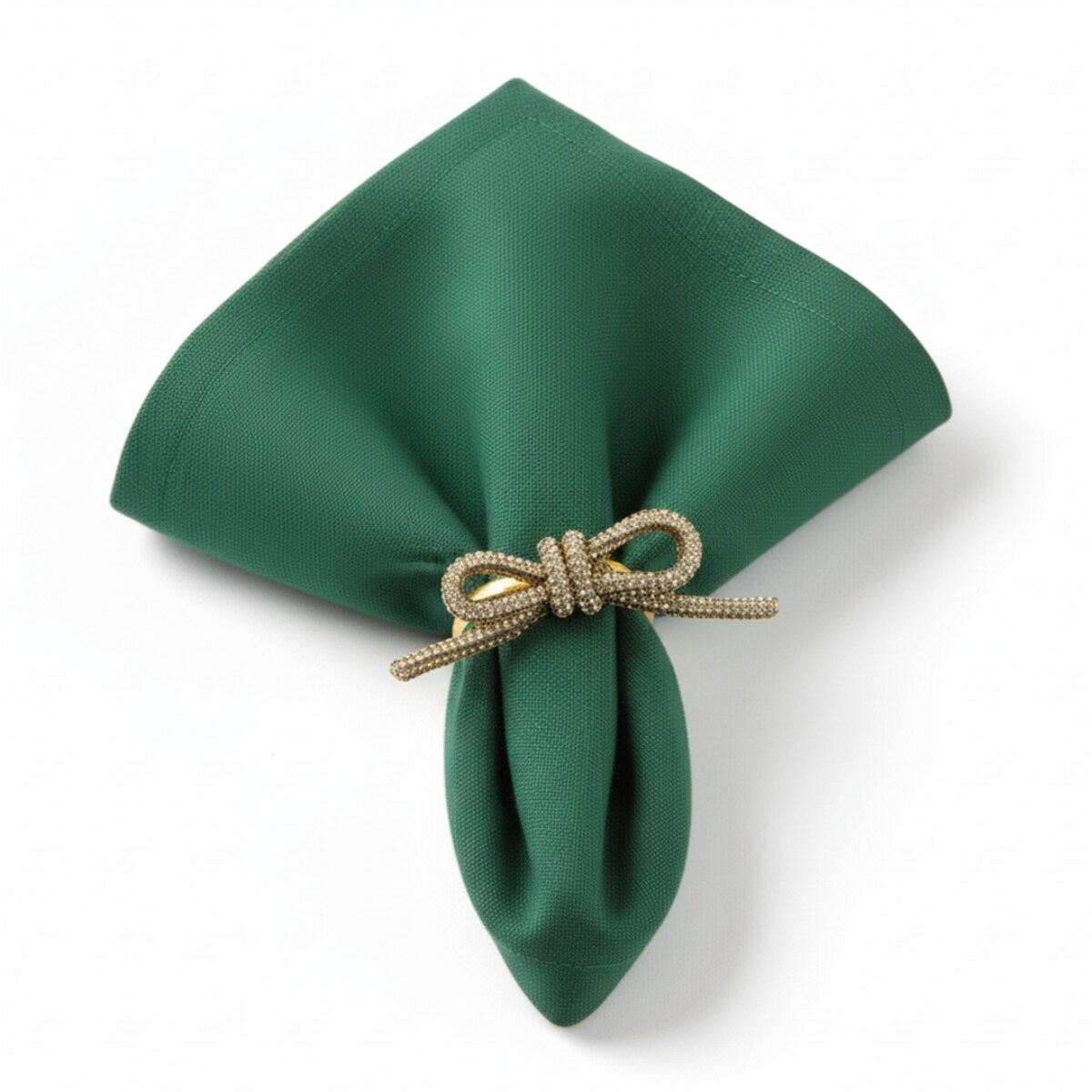 Obrączki Na Serwetki Klamry Pierścienie Do Serwetek Zestaw 4 Szt Wzór Kokarda