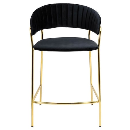 Krzesło jadalniane Margo KH1201100129.74 King Home welurowe czarne