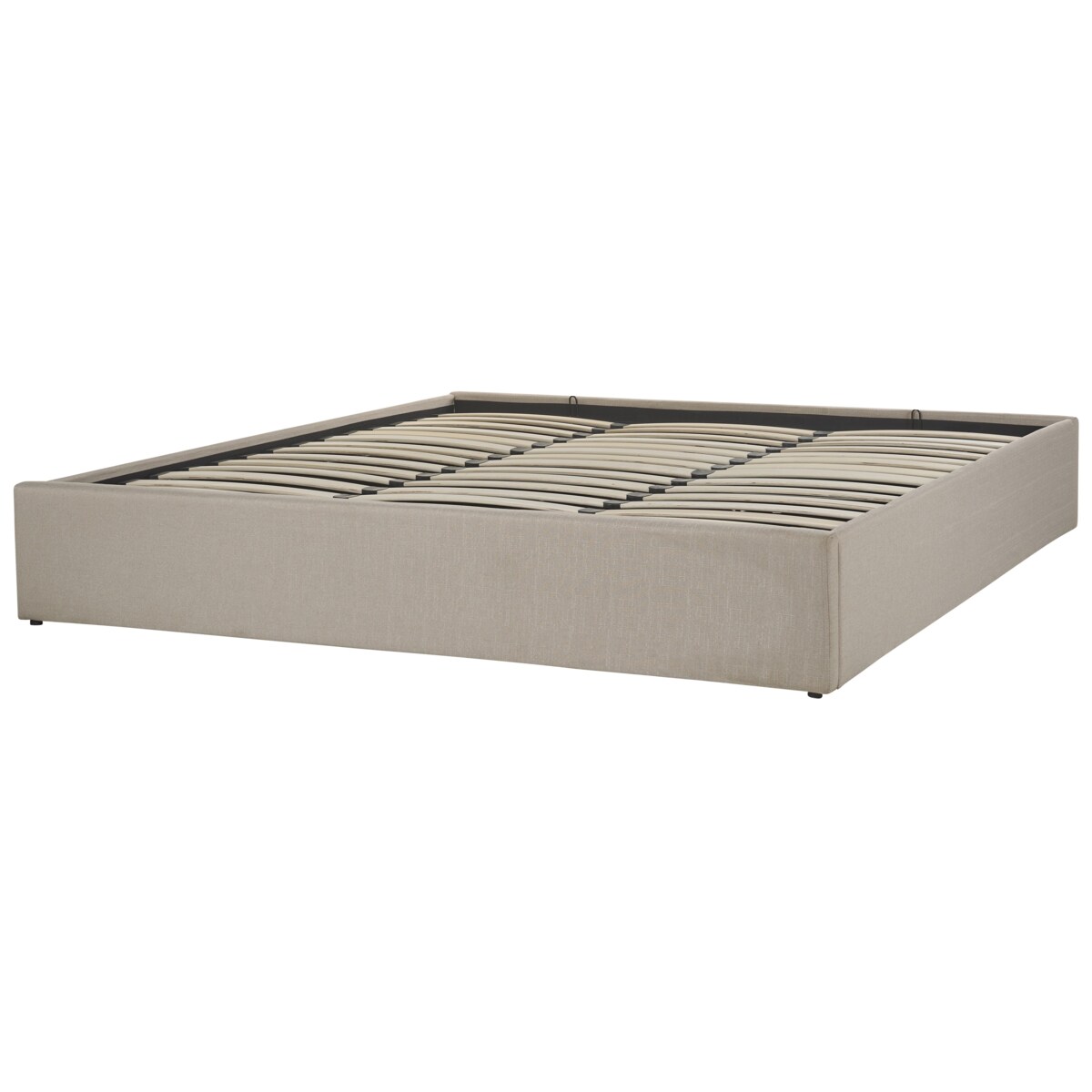 Łóżko z pojemnikiem DINAN 180 x 200 cm Beżowy