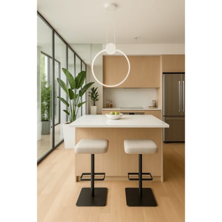 LAMPA WISZĄCA ZAFIRO L BIAŁA