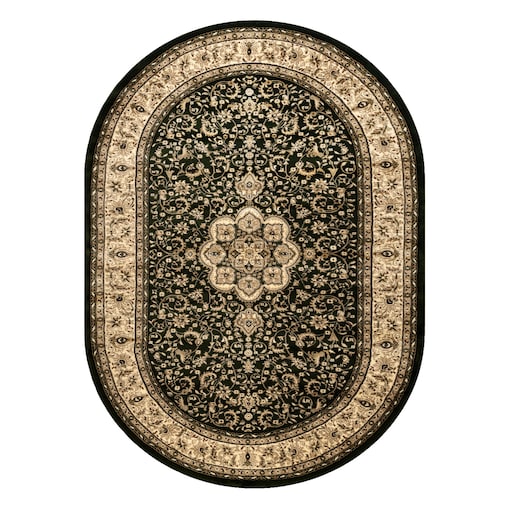 Dywan ROYAL ADR owal wzór 521 zielony 200x290 cm