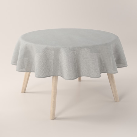 Obrus okrągły 160 x 160 cm szary