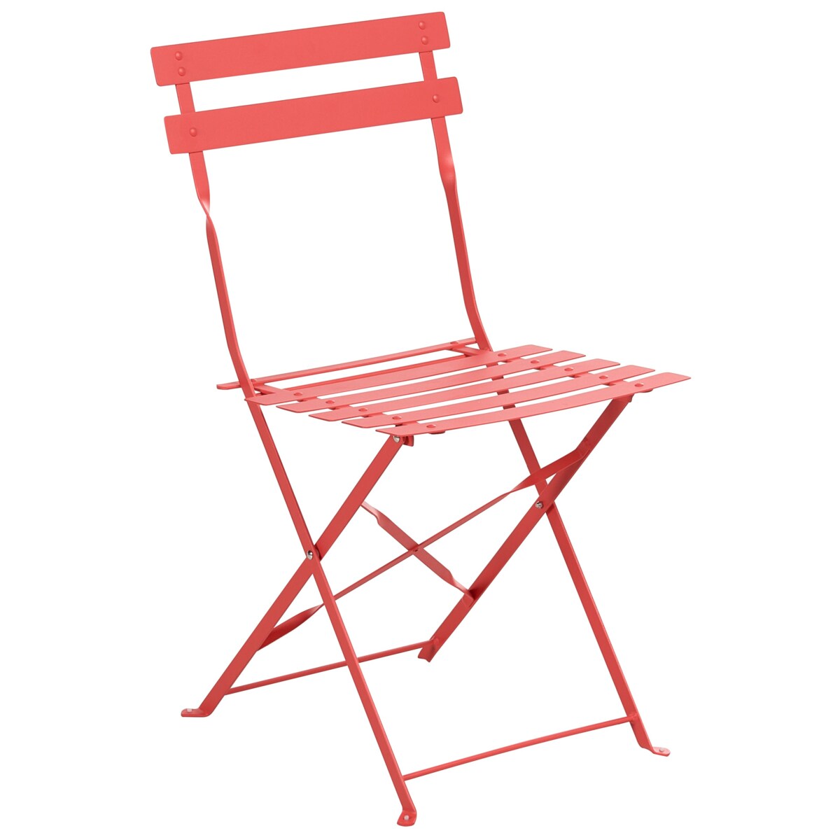 Zestaw ogrodowy dla 4 osób FIORI Metal Czerwony