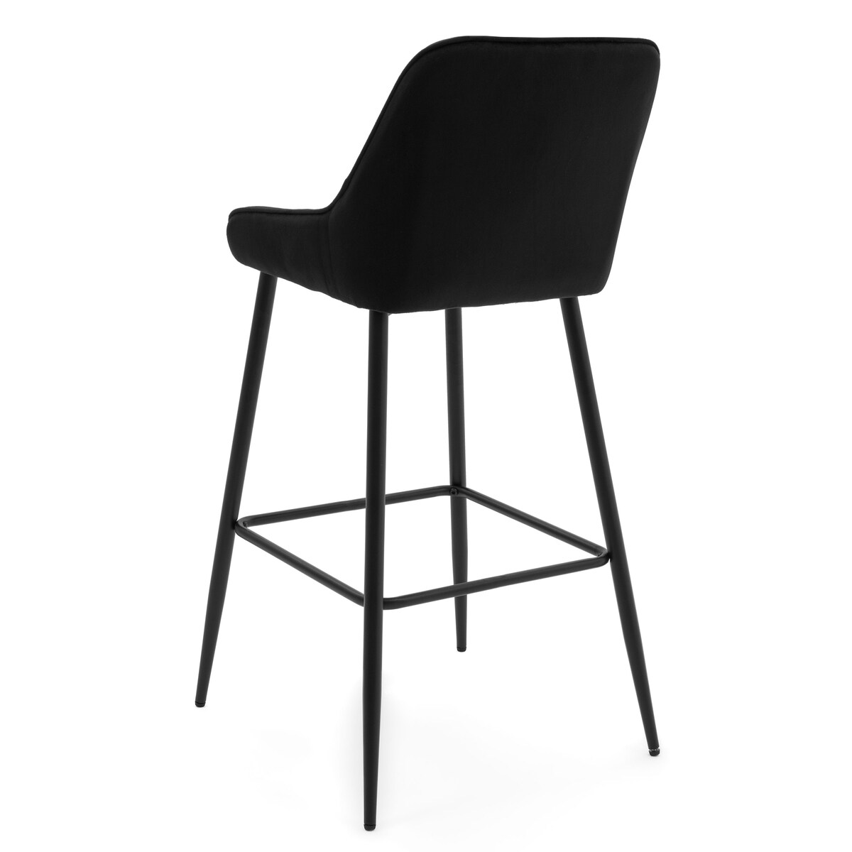 Hoker tapicerowany welurowy do salonu jadalni barowy glamour VASTO