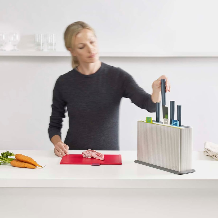 Zestaw: 4 deski + 4 noże Index, Joseph Joseph