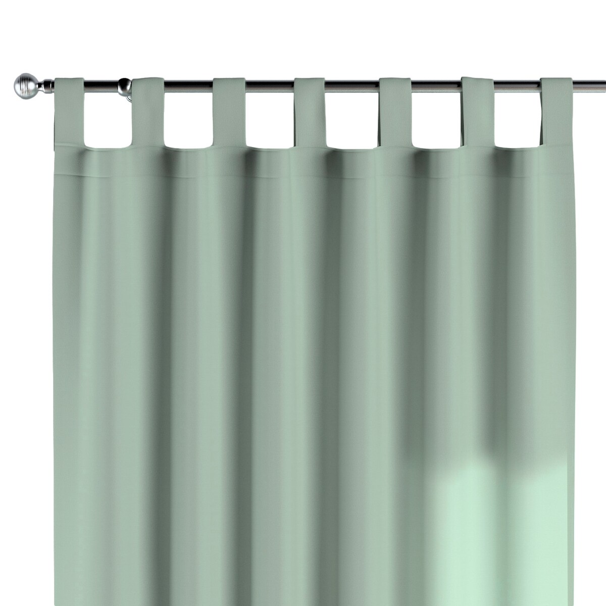 Zasłona na szelkach 1 szt. 130x245 zieleń eukaliptusa