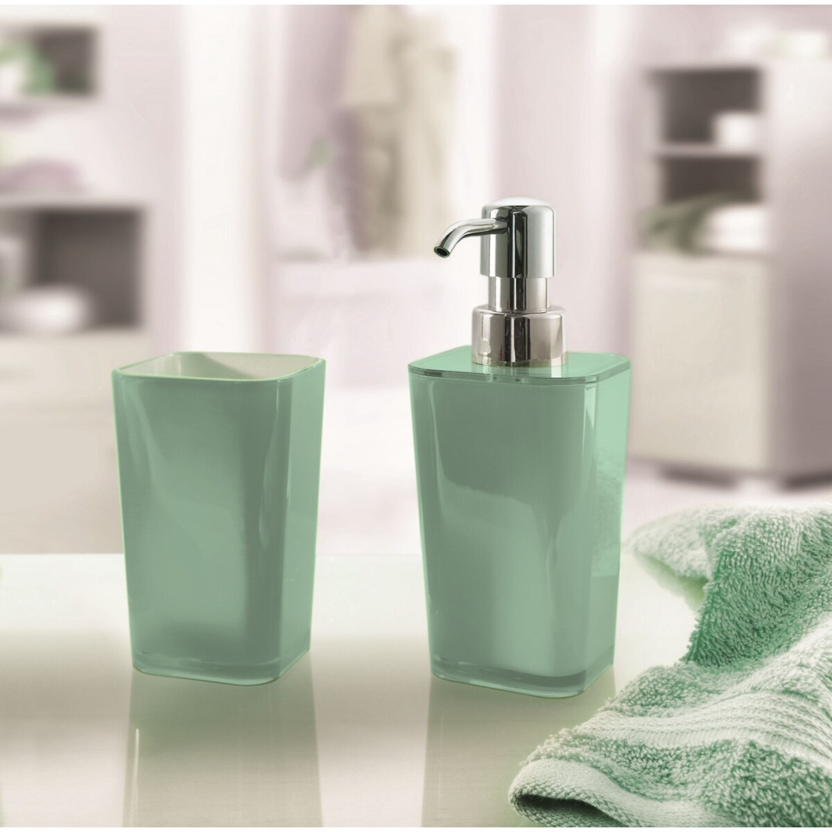 Kleine Wolke Easy Kubek łazienkowy zielony