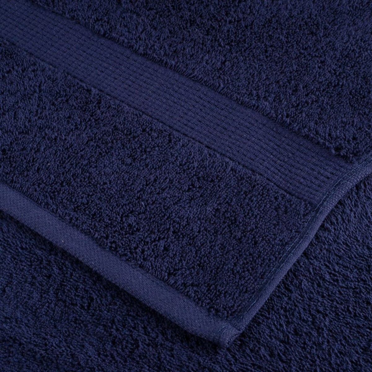 vidaXL Ręczniki premium SOLUND, 4 szt., granatowe, 80x200 cm