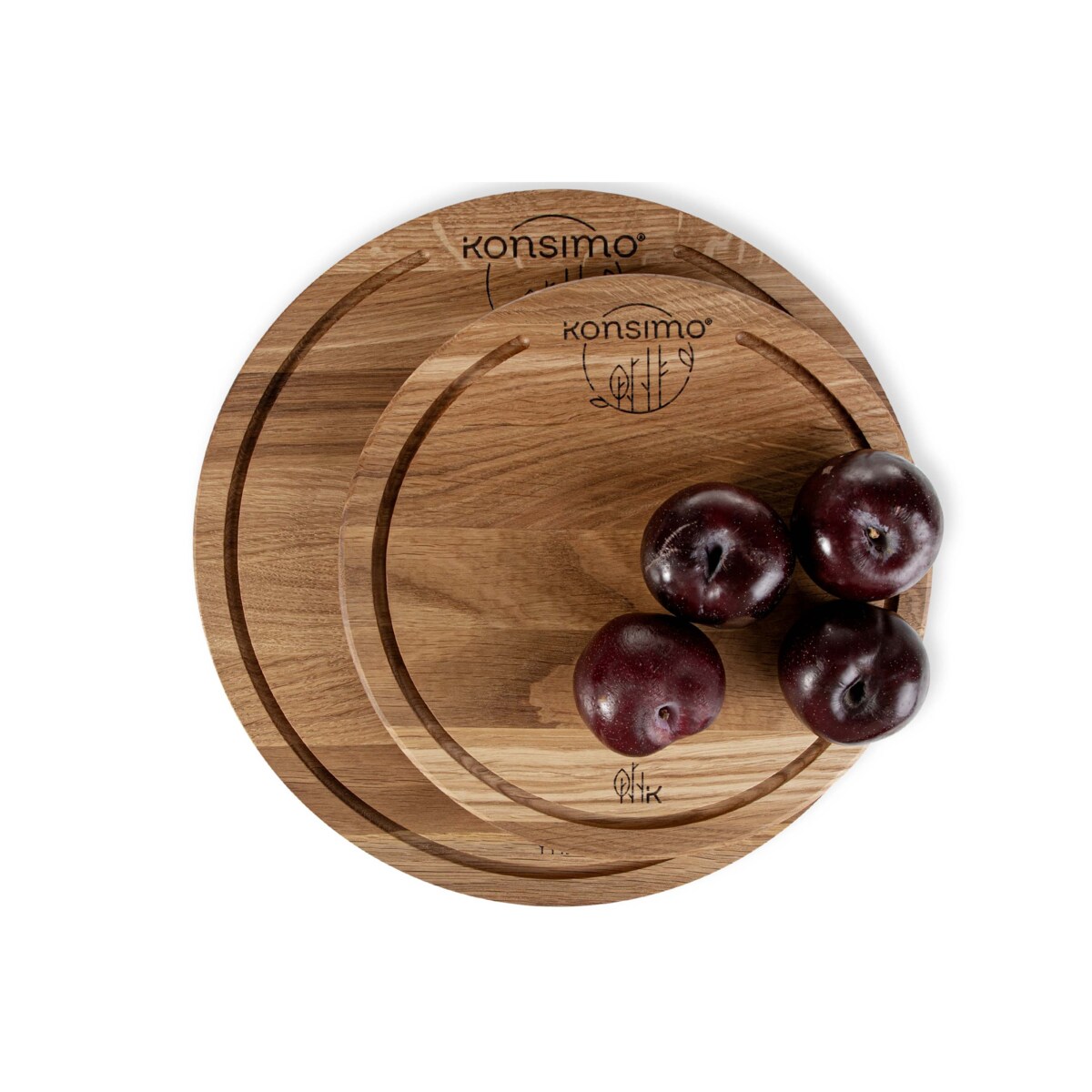 Konsimo LESTE Deska do krojenia (2szt.), drewno dębowe