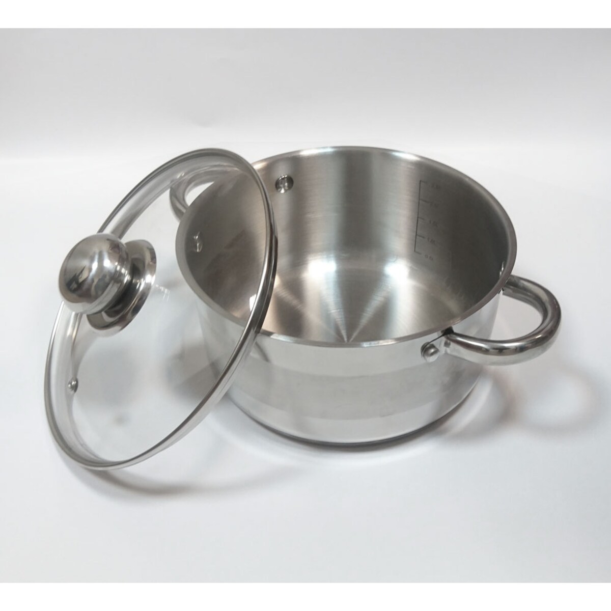 GARNEK Z GRUBYM DNEM 9 WARSTW STAL NIERDZEWNA INDUKCJA GAZ 4.6L 22CM ZILNER