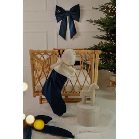 Kokarda Świąteczna Delux Royal Blue - L