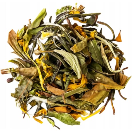 Herbata biała CHILLOUT TEA nagietek mango liście czarnej porzeczki 60g